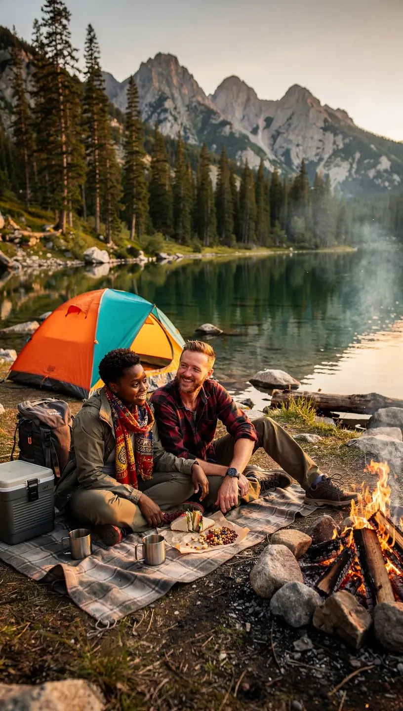 Тропа для пешеходного туризма, окруженная зелеными альпийскими лугами и лесами.