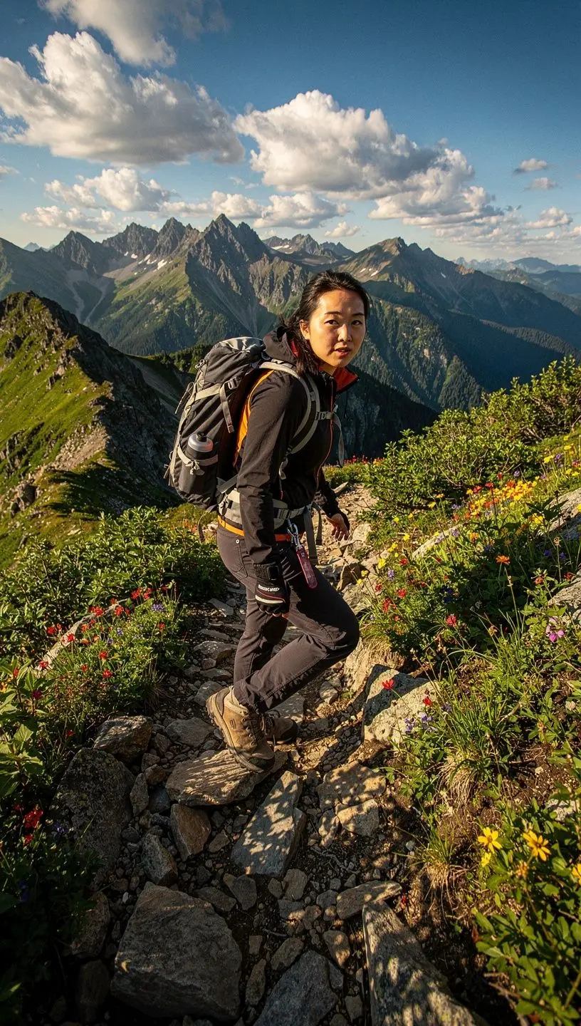 Горный пейзаж с заснеженными вершинами в национальном парке Роки-Маунтин.